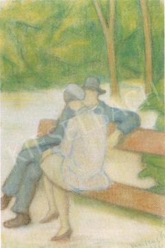  Márkus, Imre - Lovers in the Park | 1st Auction auction / 24 Lot