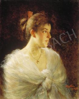 Gelli, Edoardo - Young Lady in White Dress 