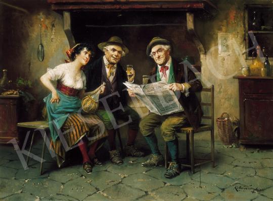 Kolozsváry, Lajos - Sitting  (In a Trattoria) | 21st Auction auction / 119 Lot