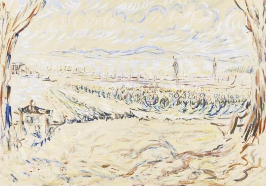 Halápy, János - Alley in Balatonfüred | 1st Auction auction / 86 Lot