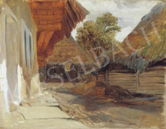 Mészöly Géza - Napsütötte udvar | 1. Aukció aukció / 117 tétel