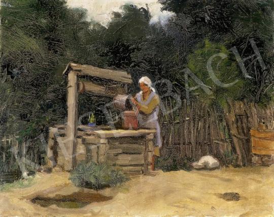 Burghardt, Rezső - By the Well | 1st Auction auction / 120 Lot