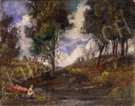  Herman, Lipót - Landscape with Bathers | 1st Auction auction / 148 Lot