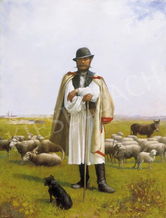  Szobonya, Mihály - Shepherd | 1st Auction auction / 152 Lot