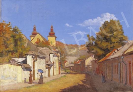 Réthy, Károly - Street Scene in Nagybánya | 1st Auction auction / 171 Lot