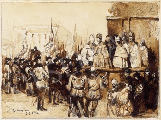  Rudnay Gyula - IV. Károly megkoronázása | 1. Aukció aukció / 198 tétel