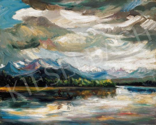  Kernstok Károly - Csónak a folyón, 1920 | 21. Aukció aukció / 134 tétel
