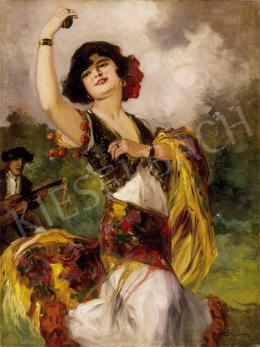 Geiger, Richárd - Spanish Dancer Woman 