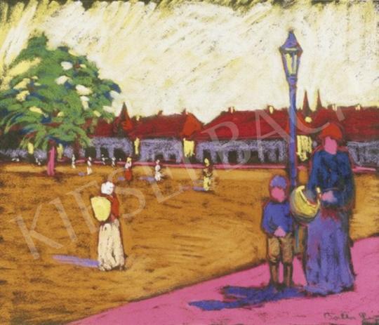 Balla, Géza - The Main Square in Nagybánya | 1st Auction auction / 317 Lot