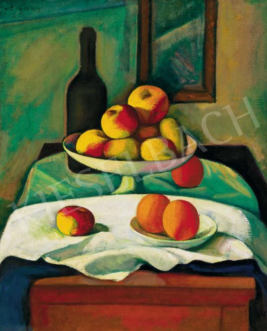  Czigány, Dezső - Still-life with Apples and Oranges | 40th Auction auction / 219 Lot