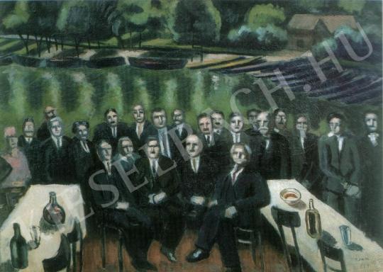  Román, György - Class Reunion painting