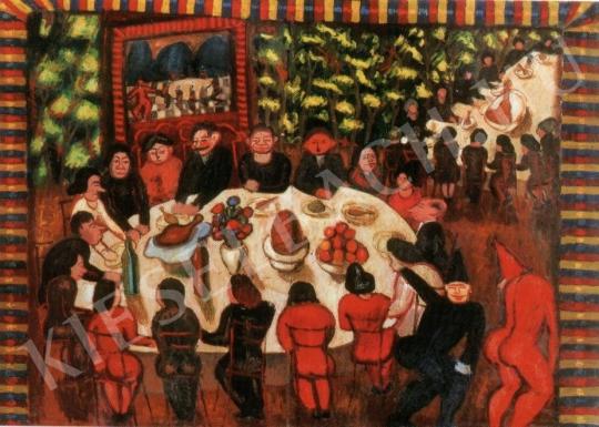  Román, György - Feast of the Freaks painting
