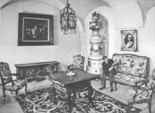 Fényes Adolf - A kiscelli kastélyban festménye