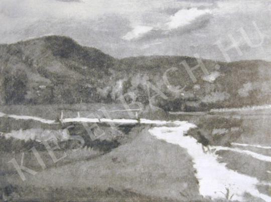 Fényes, Adolf - Mountains in Hidegkút painting