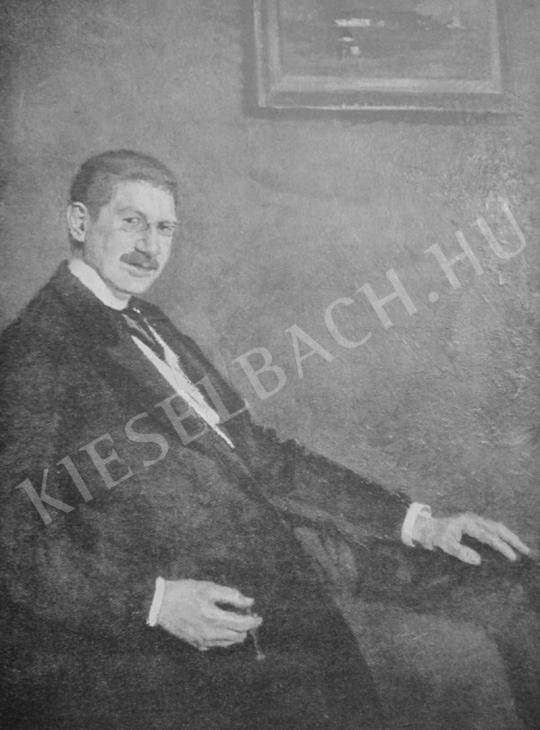 Fényes Adolf - Báró Kohner Adolf képmása festménye