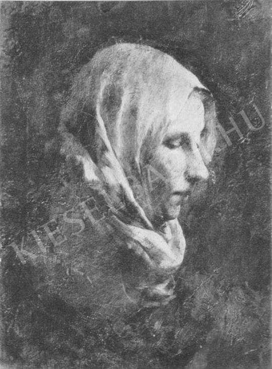 Hollósy, Simon - Peasant Girl painting