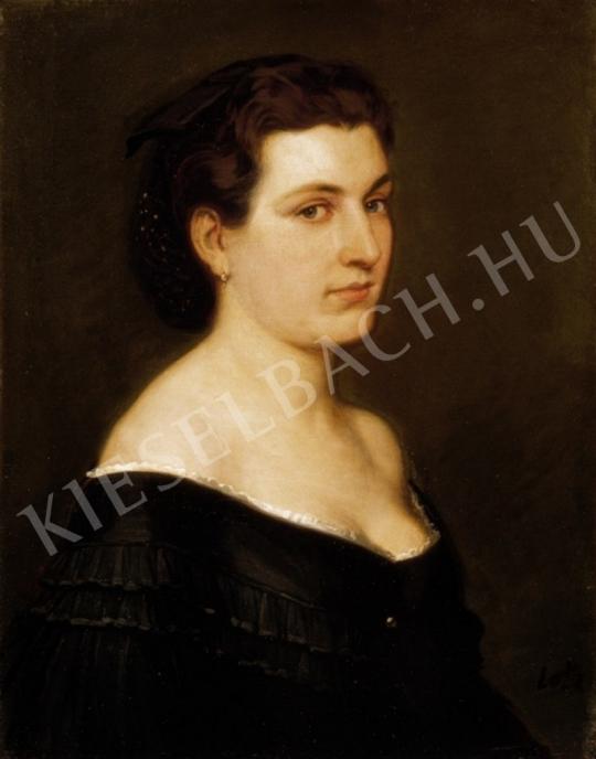  Lotz, Károly - Portrait of a Woman painting