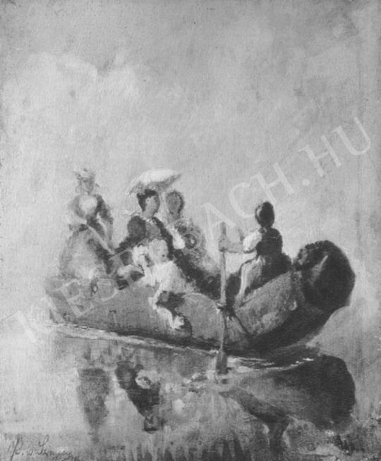 Szinyei Merse Pál - Csónakázók festménye