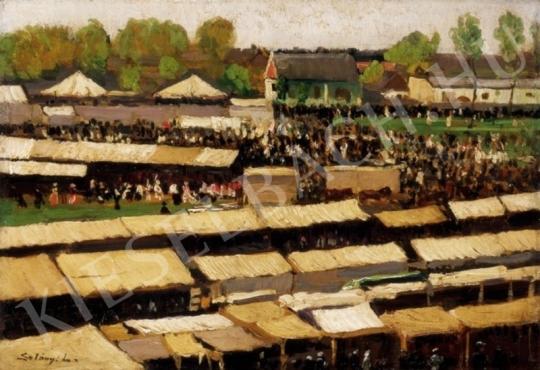 Szlányi, Lajos - Counry Fair in Szolnok painting