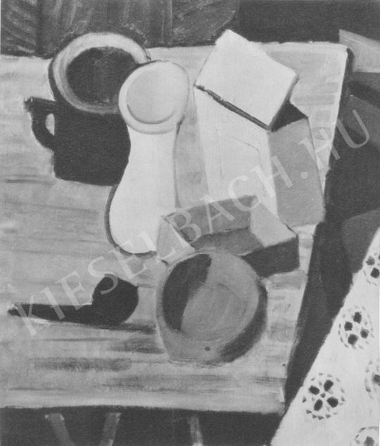 Berény Róbert - Pipás csendélet festménye