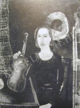  Bernáth, Aurél - Violin Artist Woman (1911)