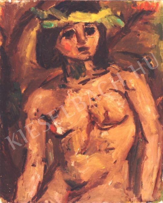  Czóbel, Béla - Muse painting