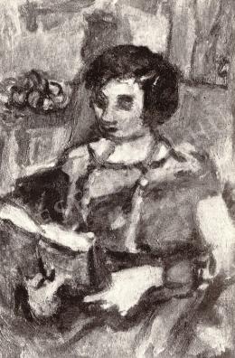  Czóbel Béla - Olvasó nő 