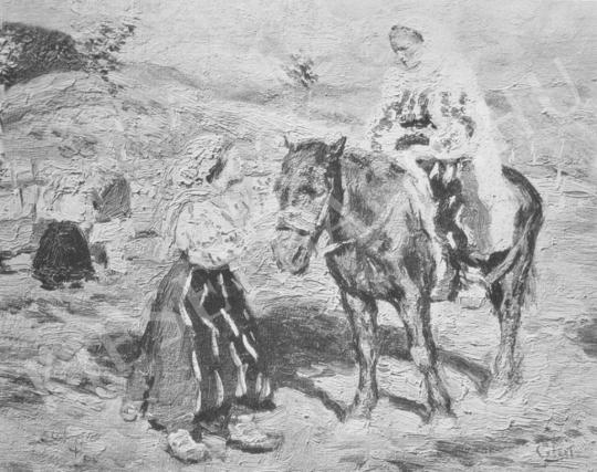  Glatz, Oszkár - Peasant Women painting