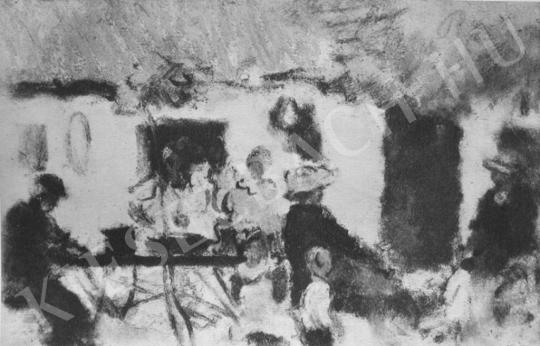 Rippl-Rónai József - A kis család festménye
