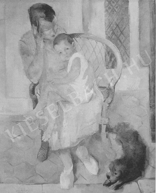  Szőnyi, István - On the Verandah painting
