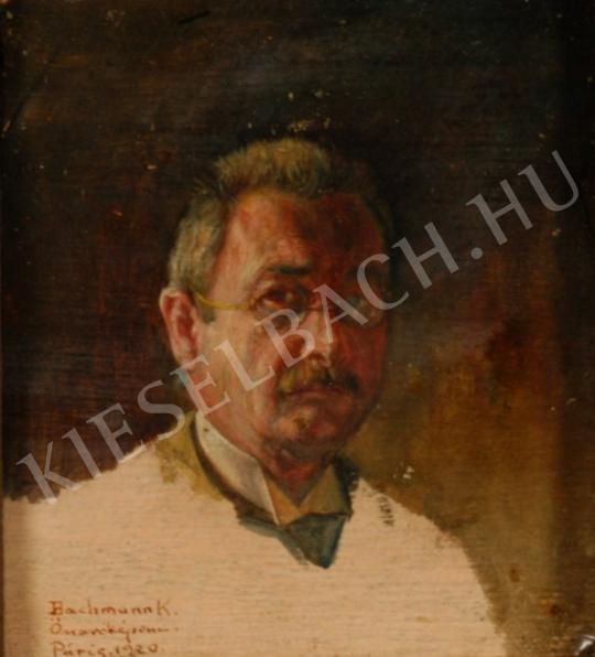 Bachmann Károly - Önarckép festménye