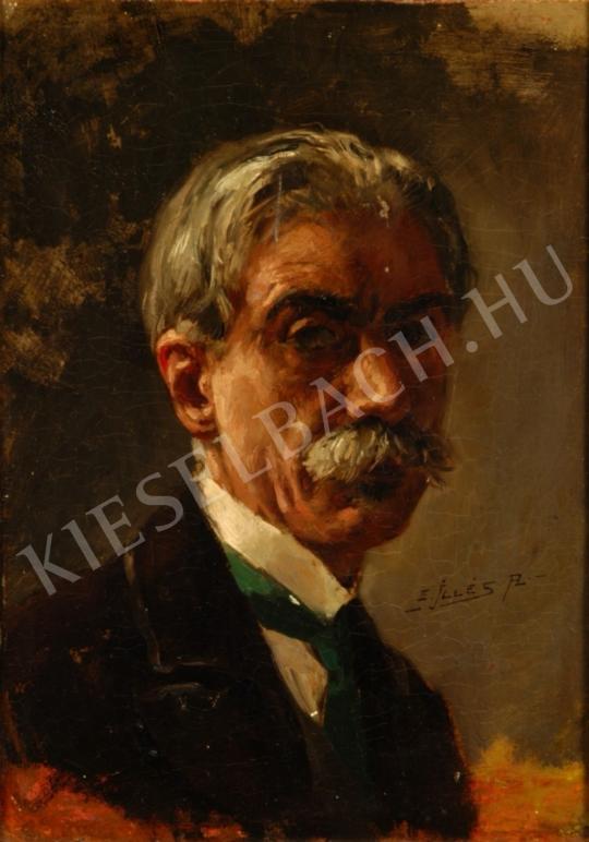  Edvi Illés, Aladár - Self-Portrait painting