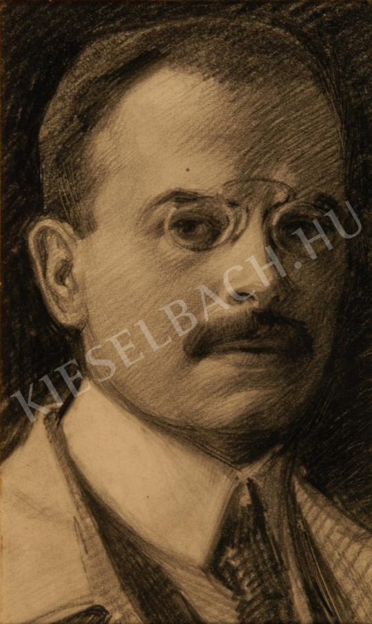 Geiger, Richárd - Self-Portrait painting