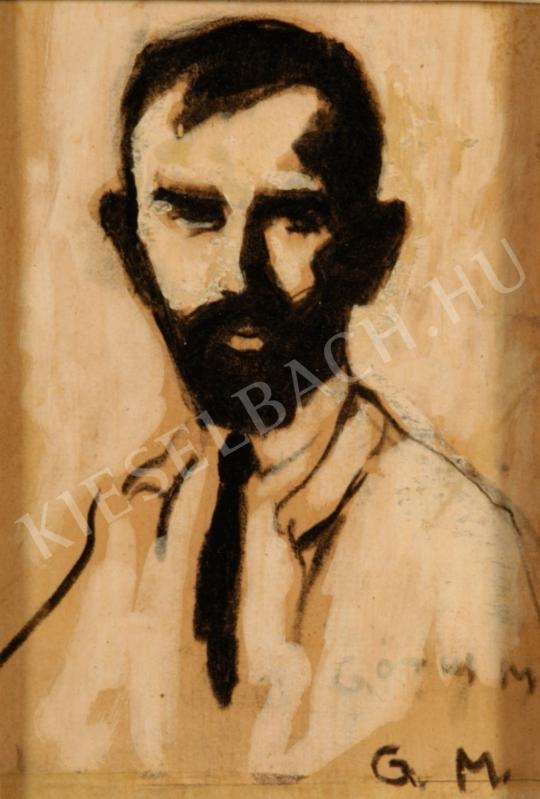 Góth, Móricz - Self-Portrait painting