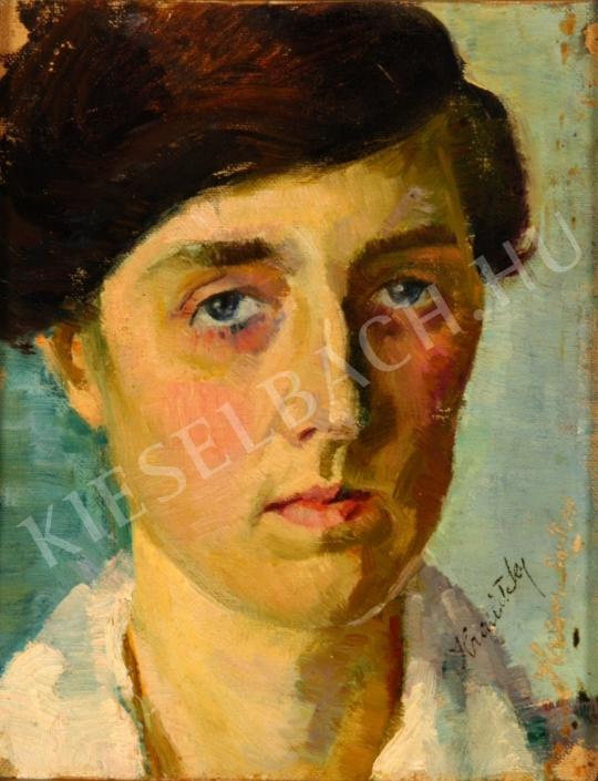  Hranitzky, Ilona - Self-Portrait painting