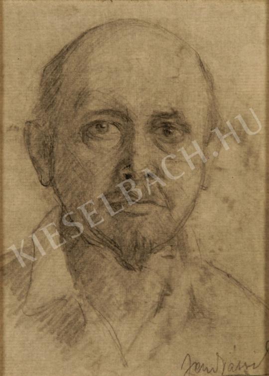  Jendrassik, Jenő - Self-Portrait painting