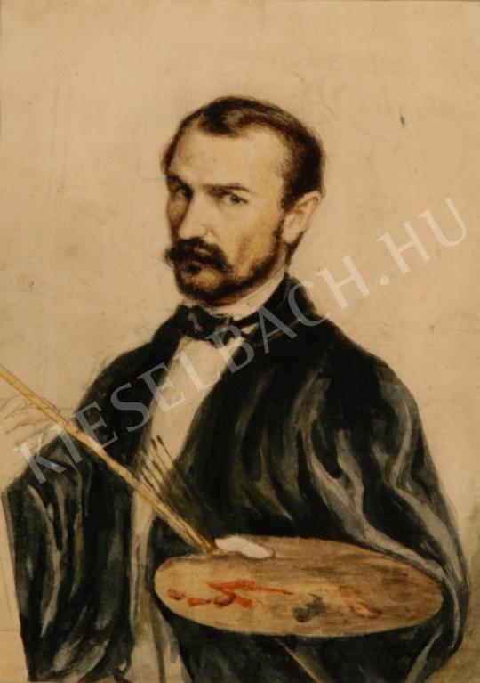 Klimkovics Béla - Önarckép festménye