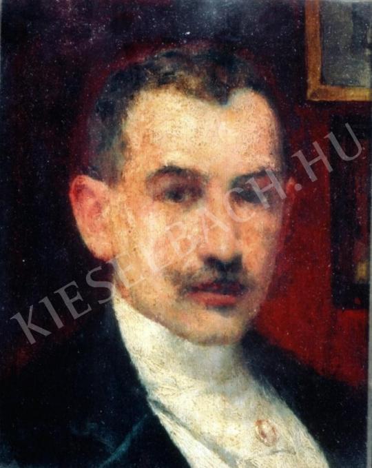 Kosztolányi Kann Gyula - Önarckép festménye