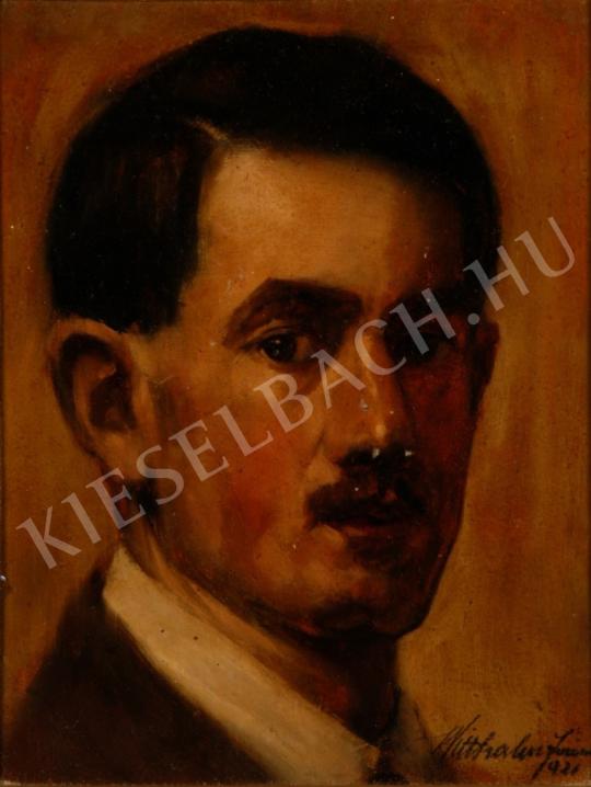 Markó, Lajos - Self-Portrait painting