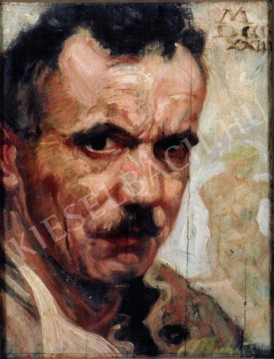 Muhits Sándor - Önarckép festménye