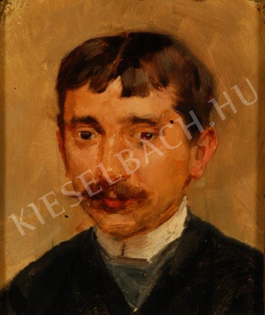 Papp,  Henrik - Self-Portrait painting