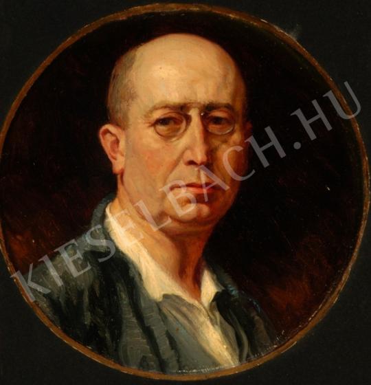  Pogány, Lajos - Self-Portrait painting