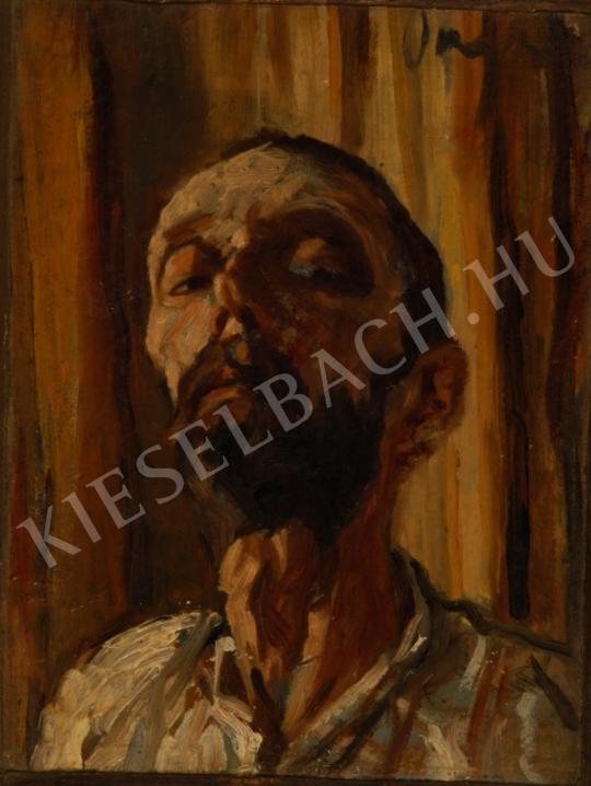 Pogány, Gyula - Self-Portrait painting