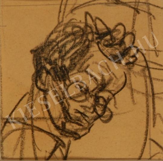  Pór, Bertalan - Self-Portrait painting