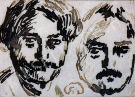 Rippl-Rónai, József - Dupla Self-Portrait painting