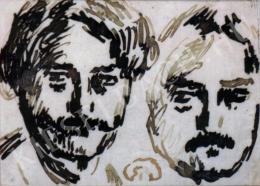 Rippl-Rónai, József - Dupla Self-Portrait 