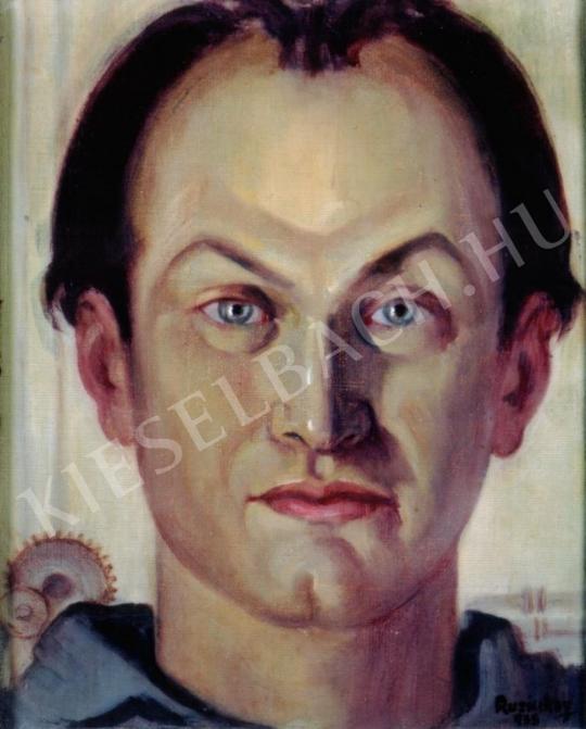  Ruzicskay, György - Self-Portrait painting