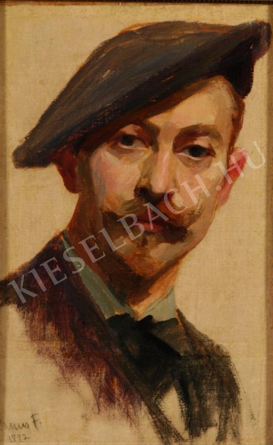 Szenes, Fülöp - Self-Portrait painting