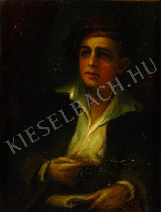 Tamásy, Miklós - Self-Portrait painting