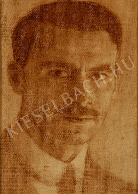 Török, Jenő - Self-Portrait painting